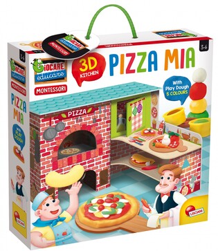 LISCIANI MONTESSORI MAŁY KUCHARZ 3D Z MODELINĄ