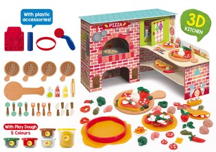 LISCIANI MONTESSORI MAŁY KUCHARZ 3D Z MODELINĄ 2