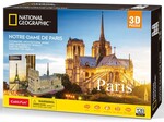 CUBIC FUN PUZZLE 3D NATIONAL GEOGRAPHIC NOTRE DAME
