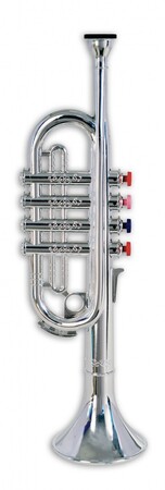 BONTEMPI PLAY TRĄBKA SREBRNA 37CM 2