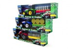 TEAMA TRAKTOR+NACZEPA 1:32 ZIELONY2