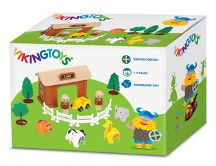 VIKING TOYS CITY FARMA Z FIGURKAMI