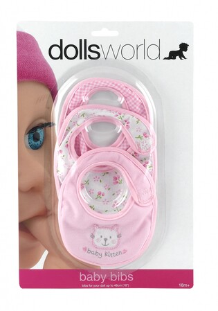 DOLLS WORLD AKCESORIA ŚLINIACZKI DLA LALEK (3 MODELE)