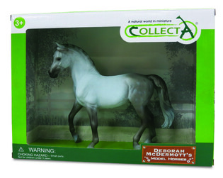 COLLECTA KLACZ RASY ARABSKIEJ MAŚCI SZAREJ SKALA 1:12 W OPAKOWANIU (DELUXE)