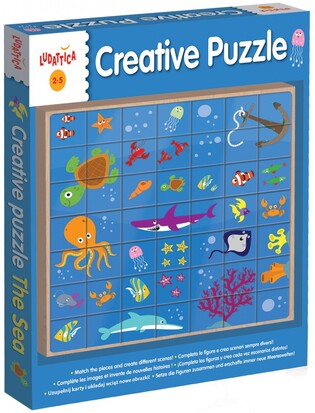 LUDATTICA WOOD - CREATIVE PUZZLE THE SEA (MORZE) 2