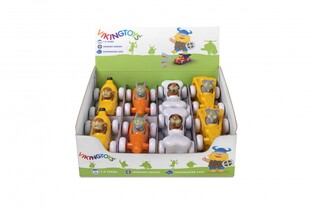 VIKING TOYS WESOŁE AUTKA KRÓLIK, MYSZKA, MAŁPKA, PIESEK MAXI (4 MODELE) 6