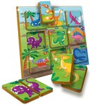 LUDATTICA WOOD -DUO PUZZLE DINOSAURS (DINOZAURY)