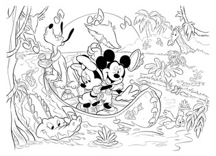 LISCIANI PUZZLE DWUSTRONNE MAXI 60 EL.MICKEY 2