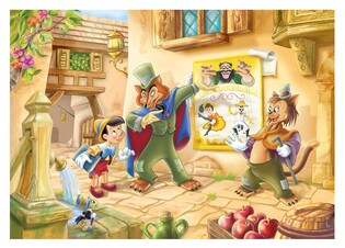 LISCIANI PUZZLE DWUSTRONNE MAXI 35 EL.PINOKIO 3