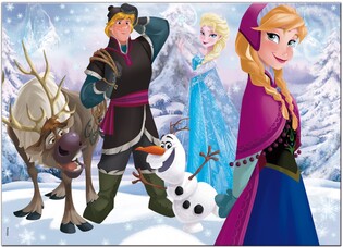 LISCIANI PUZZLE DWUSTRONNE 35 EL. FROZEN 2