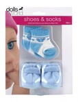 DOLLS WORLD AKCESORIA NIEBIESKIE BUTY I SKARPETKI