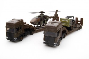 TEAMA MILITARY ZESTAW POJAZDÓW 1:48 4