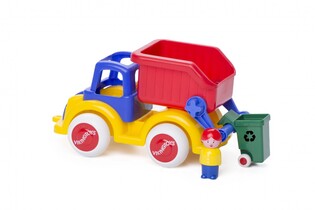 VIKING TOYS JUMBO ŚMIECIARKA Z FIGURKĄ 2