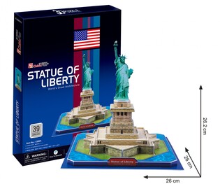 CUBIC FUN PUZZLE 3D STATUA WOLNOŚCI - C080H 5