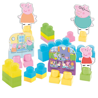 LISCIANI PEPPA PIG PLECAK Z KLOCKAMI KONSTRUKCYJNYMI 3