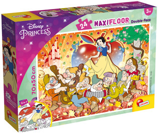 LISCIANI PUZZLE PODŁOGOWE MAXI  24 EL. KRÓLEWNA ŚNIEŻKA