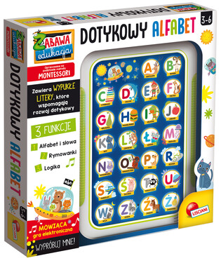 LISCIANI MONTESSORI ELEKTRONICZNY DOTYKOWY ALFABET