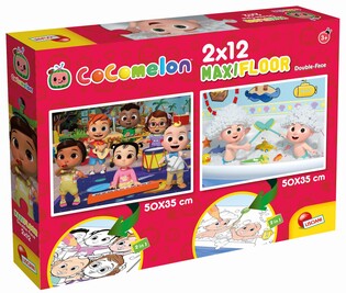 LISCIANI COCOMELON DWUSTRONNE PUZZLE PODLOGOWE 2X12 E.
CZAS COŚ ZBUDOWAĆ