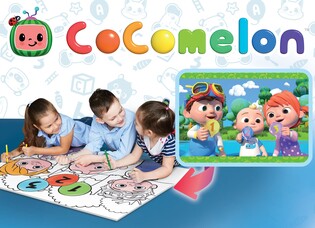LISCIANI COCOMELON DWUSTRONNE PUZLLE PODŁOGOWE 35 EL. 
DZIELENIE SIĘ JEST SUPER
 4