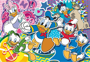 LISCIANI DISNEY PUZZLE DWUSTRONNE MAXI PODŁOGOWE KACZOR DONALD 108 EL. 2