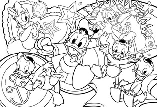 LISCIANI DISNEY PUZZLE DWUSTRONNE MAXI PODŁOGOWE KACZOR DONALD 108 EL. 3