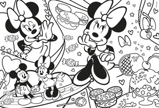 LISCIANI PUZZLE DWUSTRONNE MINNIE 250 ELEMENTÓW 3