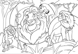 LISCIANI DISNEY PUZZLE EKO DWUSTRONNE KRÓL LEW 24 EL. 3