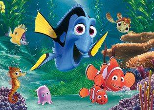 LISCIANI DISNEY PUZZLE EKO DWUSTRONNE NEMO 24 EL. 2