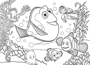 LISCIANI DISNEY PUZZLE EKO DWUSTRONNE NEMO 24 EL. 3