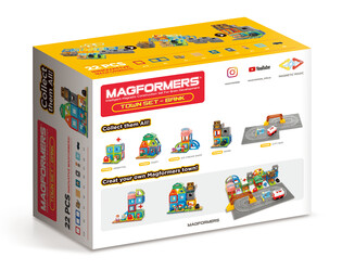 MAGFORMERS TOWN SET- BANK 22 EL. 2