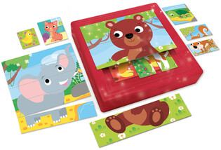 LISCIANI CAROTINA PUZZLE PROGRESYWNE 8 ZWIERZĄTKA 2