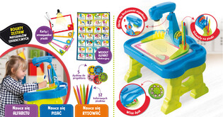 LISCIANI CAROTINA BIURKO Z PROJEKTOREM LED 4