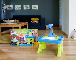 LISCIANI CAROTINA BIURKO Z PROJEKTOREM LED 7