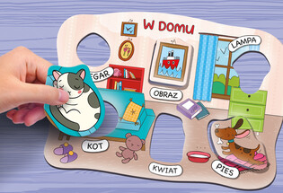 LISCIANI MONTESSORI LOTERYJKA ZE SŁÓWKAMI MONTESSORI 4
