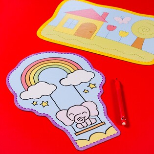 LISCIANI MONTESSORI PEN SZKOŁA PISANIA Z 18 TABLICZKAMI 8