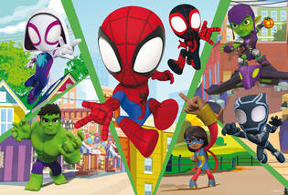 LISCIANI MARVEL PUZZLE DF PLUS 24 SPIDEY - LET"S CHALLENGE 2