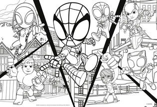 LISCIANI MARVEL PUZZLE DF PLUS 24 SPIDEY - LET"S CHALLENGE 3