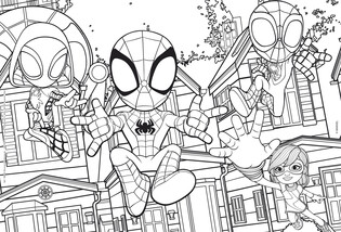 LISCIANI MARVEL PUZZLE DF PLUS 24 SPIDEY - THIS IS A TEAM! 3