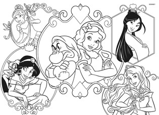 LISCIANI DISNEY PUZZLE MAXIFLOOR 2 X 24 PRINCESS
 5