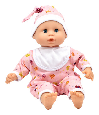 DOLLS WORLD LALKA BABY JOY 38 CM - UBRANKO RÓŻOWE 3