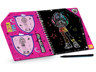 LISCIANI MONSTER HIGH SKETCHBOOK MONSTER SCRATCH REVEAL FOREVER FRIENDS. 2