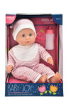 DOLLS WORLD LALKA BABY JOY 38 CM - UBRANKO W PASKI