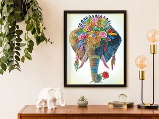 DIAMOND DOTZ ADULTS BOHEMIAN ELEPHANT 4