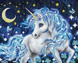 DIAMOND DOTZ ADULTS MOONLIGHT UNICORN 2