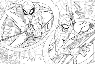 LISCIANI DISNEY MARVEL PUZZLE DF MAXIFLOOR 2 X 60 SPIDER-MAN 5
