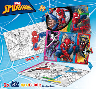 LISCIANI DISNEY MARVEL PUZZLE DF MAXIFLOOR 2 X 60 SPIDER-MAN 6