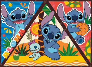 LISCIANI DISNEY PUZZLE DF MAXI FLOOR 4 X 48 STITCH
 5