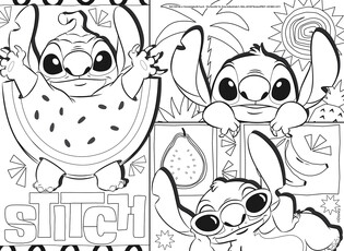 LISCIANI DISNEY PUZZLE DF MAXI FLOOR 4 X 48 STITCH
 6