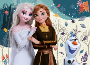 LISCIANI PUZZLE EKO DWUSTRONNE FROZEN 48 EL. 2