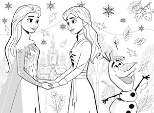 LISCIANI PUZZLE EKO DWUSTRONNE FROZEN 48 EL. 3